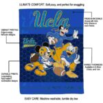ucla bruins three musketeers blue blanket best selling