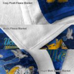 ucla bruins three musketeers blue blanket best selling