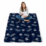 uconn huskies diehard fans blue blanket best selling