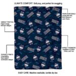uconn huskies diehard fans blue blanket best selling