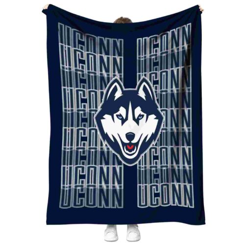 uconn huskies fan pride blue blanket best selling