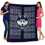 uconn huskies fan pride blue blanket best selling