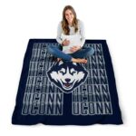 uconn huskies fan pride blue blanket best selling