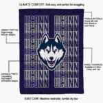 uconn huskies fan pride blue blanket best selling