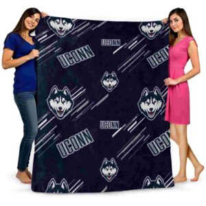 uconn huskies fan spirit blue blanket fashion forward