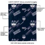 uconn huskies fan spirit blue blanket best selling