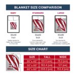 umass minutemen brushstrokes red white blanket best selling