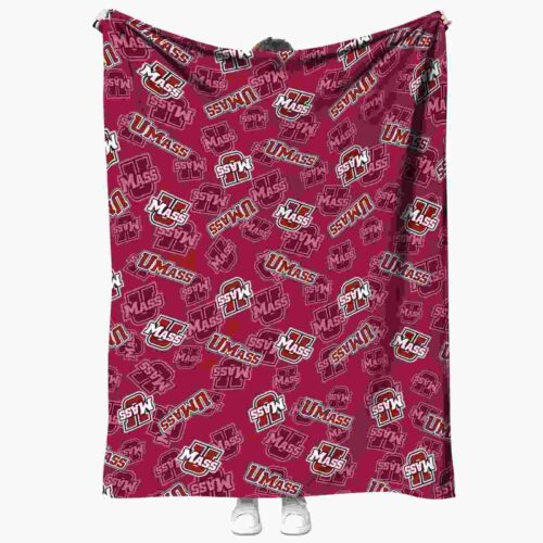 umass minutemen diehard fans red blanket best selling