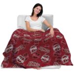 umass minutemen diehard fans red blanket best selling