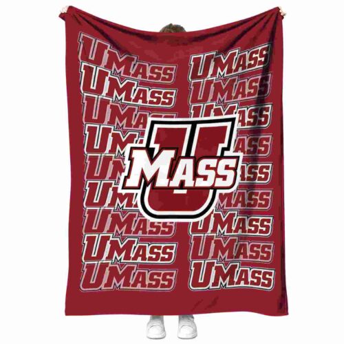 umass minutemen fan pride red blanket best selling