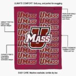 umass minutemen fan pride red blanket new arrival