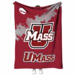umass minutemen grunge texture red blanket best selling