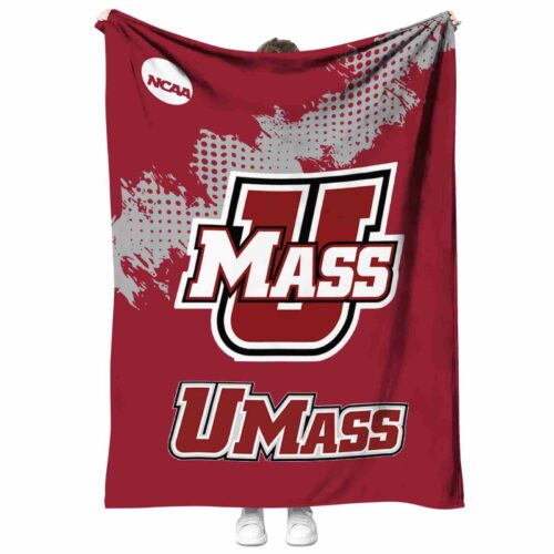 umass minutemen grunge texture red blanket best selling