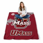 umass minutemen grunge texture red blanket best selling