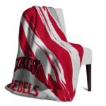 unlv rebels brushstrokes red white blanket best selling