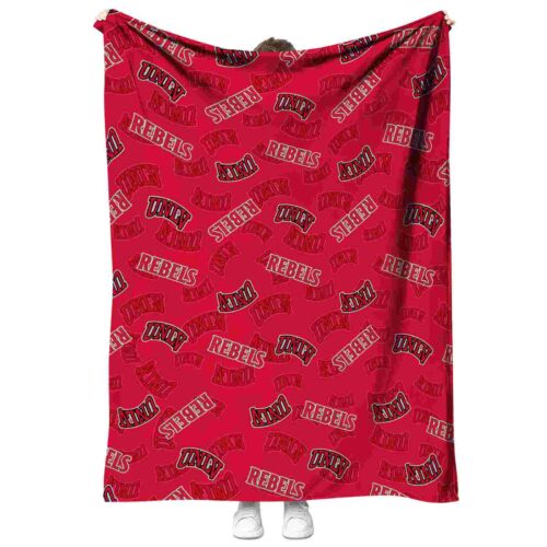 unlv rebels diehard fans red blanket best selling