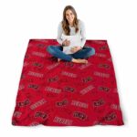 unlv rebels diehard fans red blanket best selling