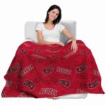 unlv rebels diehard fans red blanket best selling