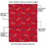 unlv rebels diehard fans red blanket best selling
