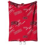 unlv rebels fan spirit red blanket best selling