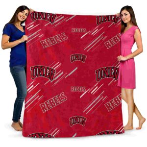 unlv rebels fan spirit red blanket fashion forward