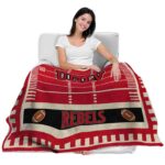 unlv rebels football field red blanket best selling