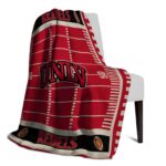 unlv rebels football field red blanket best selling