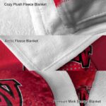 unlv rebels gradient dots red blanket best selling