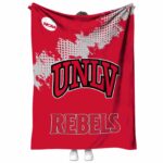 UNLV Rebels Grunge Texture Red Blanket 1 unlv rebels grunge texture red blanket best selling