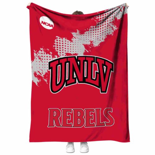 unlv rebels grunge texture red blanket best selling