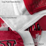 unlv rebels grunge texture red blanket best selling