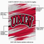 unlv rebels paint streaks red white blanket new arrival