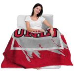 unlv rebels splatter effect red blanket best selling