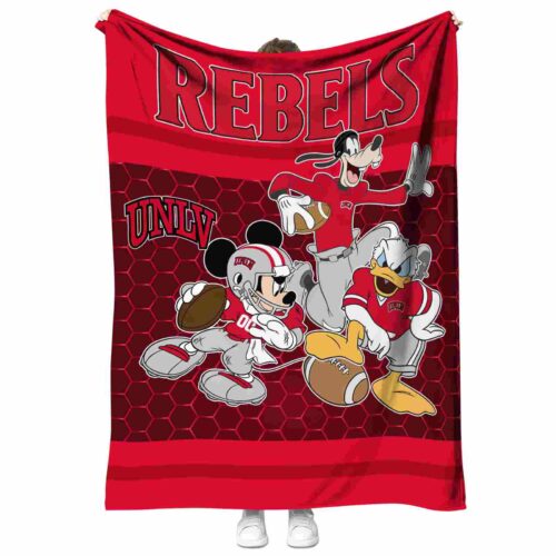 unlv rebels three musketeers red blanket best selling