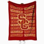 usc trojans fan pride red blanket best selling