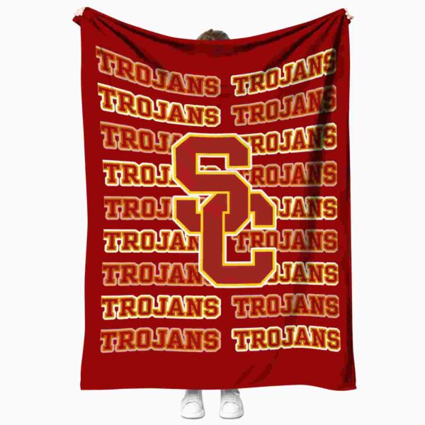 usc trojans fan pride red blanket best selling