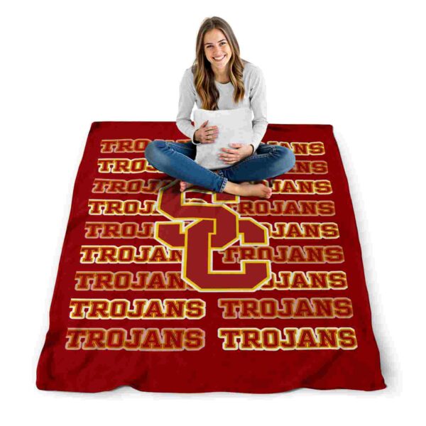 usc trojans fan pride red blanket high quality