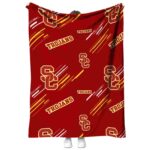 usc trojans fan spirit red blanket best selling