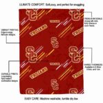 usc trojans fan spirit red blanket new arrival