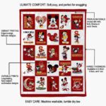 usc trojans mickey minnie red white blanket best selling