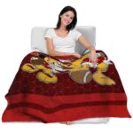 usc trojans three musketeers red blanket latest model