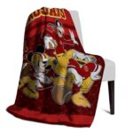 usc trojans three musketeers red blanket top rated