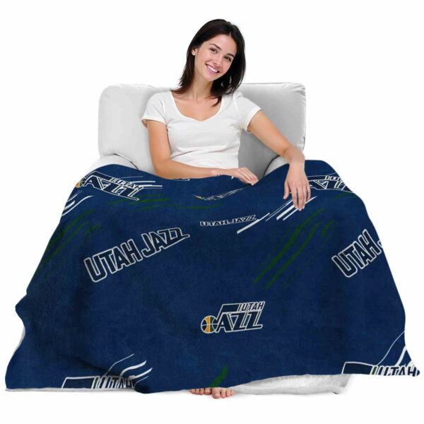 utah jazz fan spirit navy blanket latest model