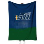utah jazz gradient dots navy blanket best selling