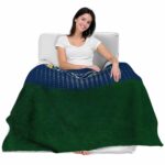 utah jazz gradient dots navy blanket best selling