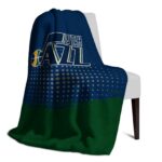 utah jazz gradient dots navy blanket best selling