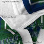 utah jazz splatter effect navy blanket best selling