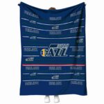 Utah Jazz Striped Pattern Navy Blanket 1 utah jazz striped pattern navy blanket best selling