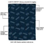 utah state aggies diehard fans navy blanket best selling