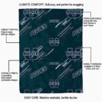 utah state aggies fan spirit navy blanket new arrival